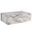 Table basse moderne et luxueuse FFZ de 12 po avec dessus en MDF effet marbre noir-137260542