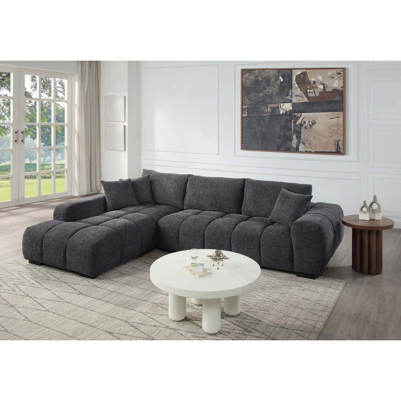 Canapé modulaire confortable avec un design élégant et des caractéristiques pratiques