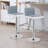 Plouffe Swivel Upholstered Adjustable Height Counter Stool with Metal Frame