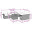  Ensemble de canapé de patio 10 pièces avec coussins en rotin de polyester gris-1101371120-1101371124