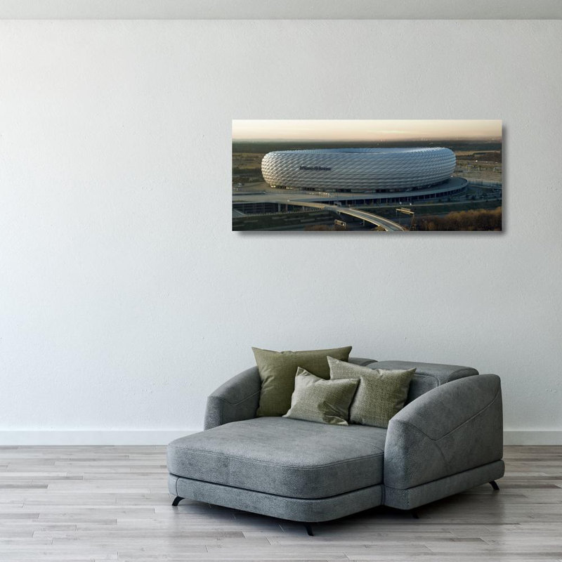 Allianz Arena à Munich, Allemagne, H 16 po x l 40 po