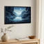 Tableau sur toile « Reflet de rivière dans un canyon au clair de lune »-538840924