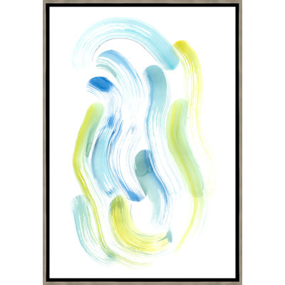 Wave Green IV Painting by Elena Carlie