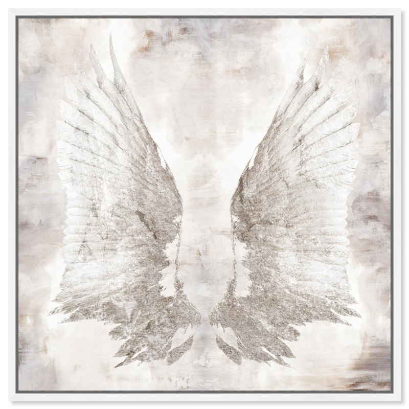 «My Wings Chie» par Oliver Gal - reproduction d'art sur toile, H 20 po x l 20 po, Blanc