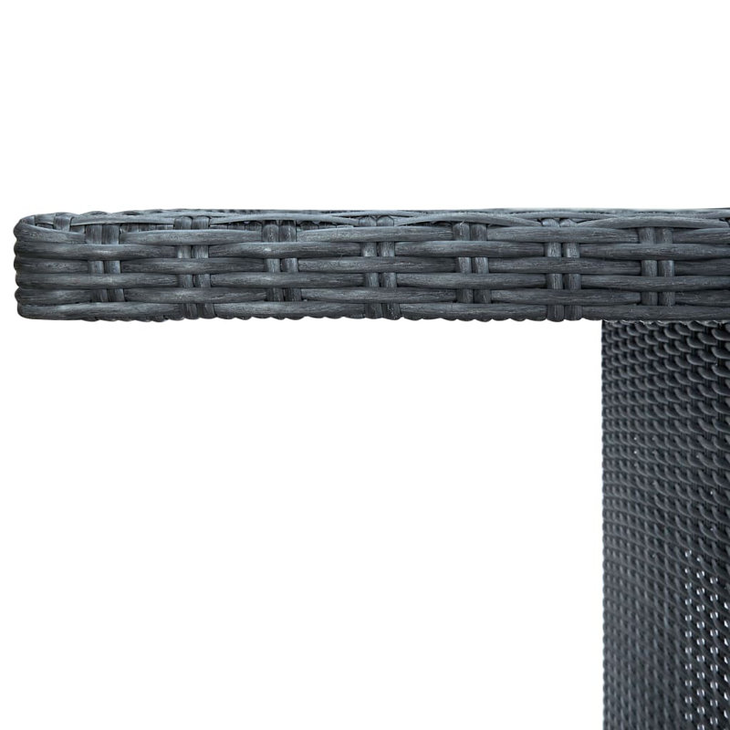 Table basse Merryvale, Gris foncé, Noir