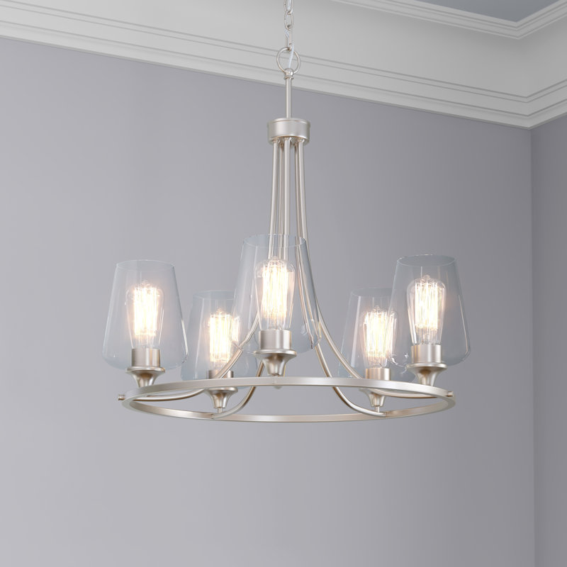 Ashford 5 - Light Dimmable Classic / Traditional Chandelier