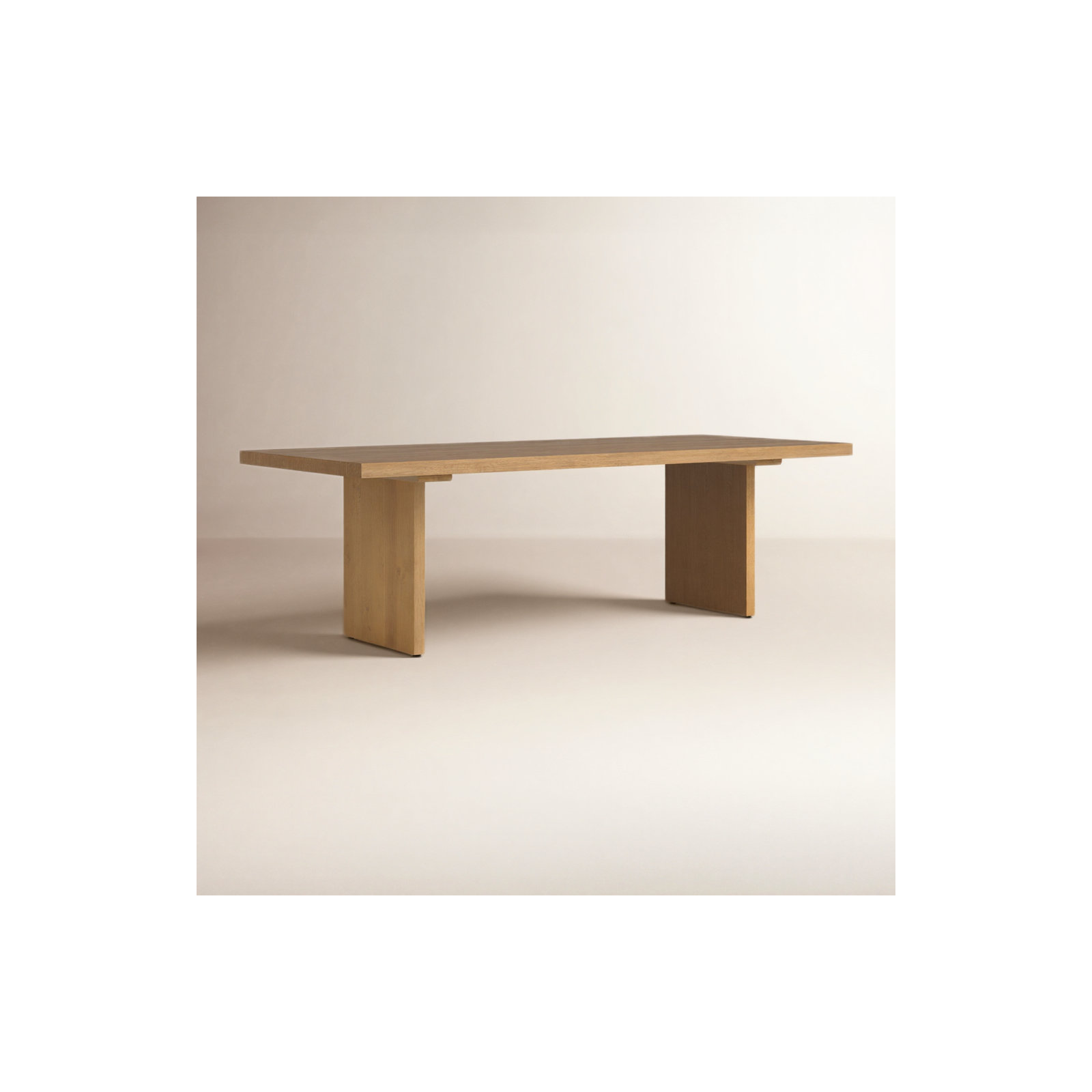 Cognac 96'' Solid Oak Dining Table