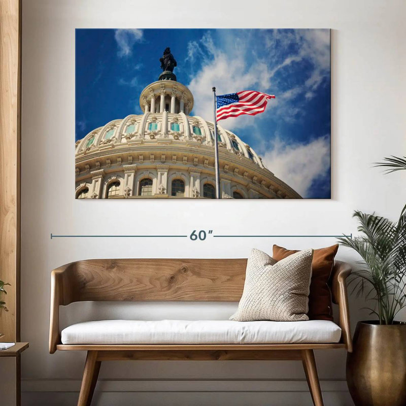 Lilie Washington DC Capitol Dome, H 34 po x l 51 po
