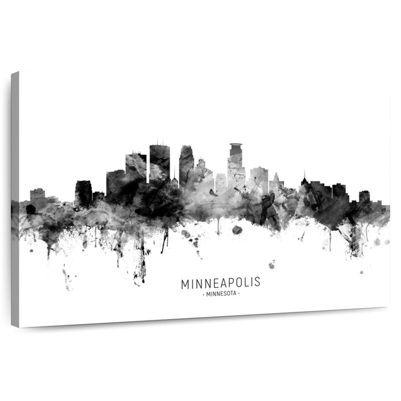 Sireci Minneapolis Minnesota Skyline II, 30" H x 45" W