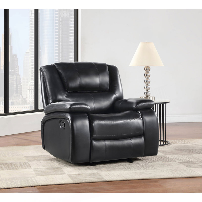 Fauteuil inclinable et oscillant Elodie, Noir