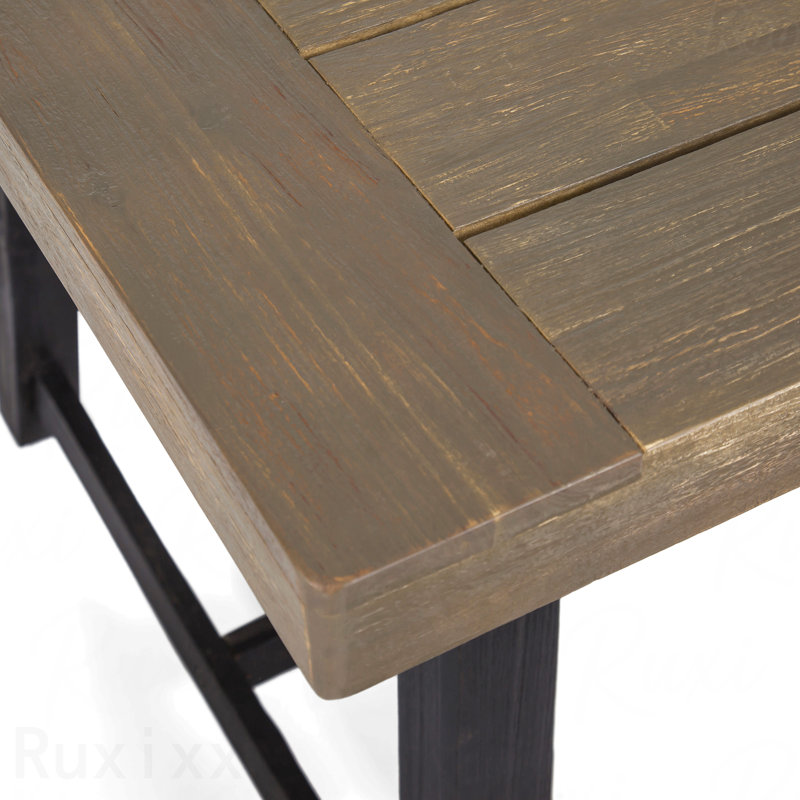 Banc d'extérieur en bois d'acacia massif
