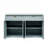 Wave-Pattern Sideboard Cabinet with 2 Drawers and 4 Doors
