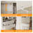 Seward 154'' Heavy Duty Closet Organizer System With 2 Drawers, 8 Hanging Rods & 6 Reversible Shelf Towers,-1678531738
