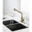 Spot Gold Stainless Steel Utility Sink Faucet With Single Pull-Out And Dual Spray, 360 Rotating Nozzle, Rust Surface, Convenient For Daily Watering Spray Function In Laundry, High Nozzle Rotation,
