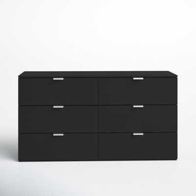 ikea black dresser 6-drawer Counter Black Brown 6 Drawer Unit main image 1