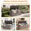 Boîte de rangement extérieure 150 gallons, boîtes de rangement imperméables et verrouillables pour outils de jardin-132918587-138495277
