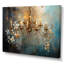 «Chandelier Whispering Luminescence Pointillism» sur toile-2129697455-2130494546