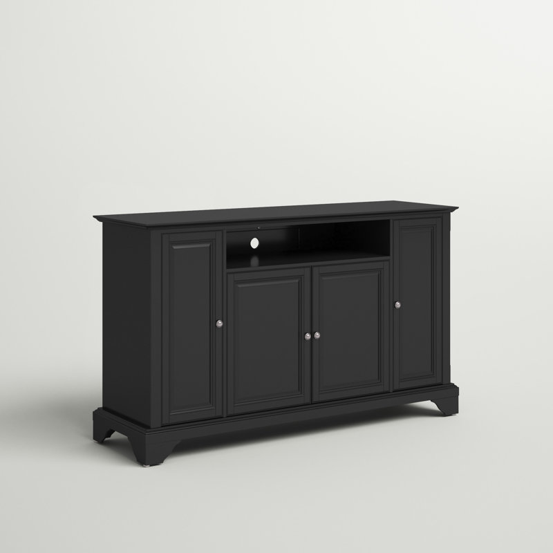 Meuble télé pour téléviseur de 65 po ou moins Hedon, Noir