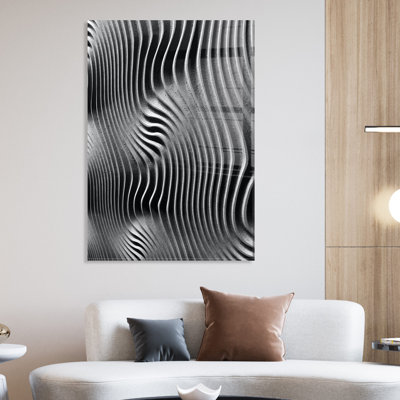 Superbe peinture murale en verre trempé 27,6 po x 39,4 po | 100% verre trempé, épaisseur: 0,16 pouce | Décoration élégante pour le salon ou le bureau, durable et facile à nettoyer, idée de cadeau parfaite