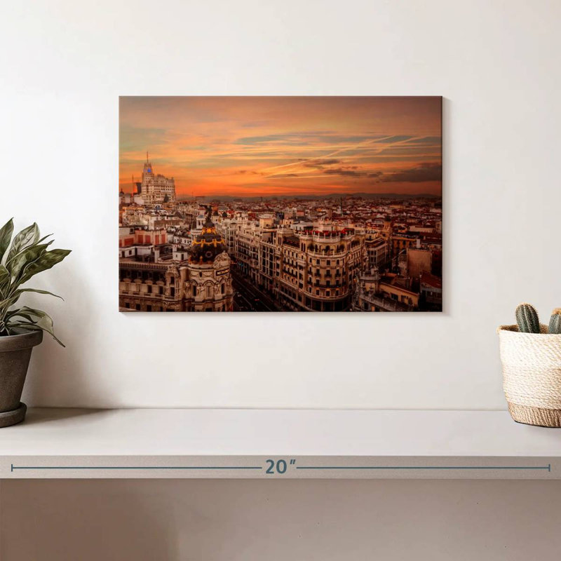 Sireci Madrid Sunset, 8" H x 12" W