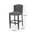 Tabourets de comptoir à oreilles capitonnés contemporains en tissu au design exquis et au confort supérieur-1735023828