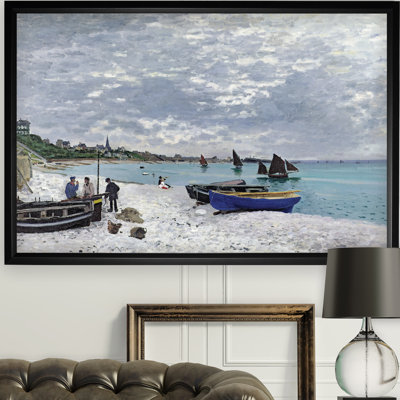 " The Beach " by Claude Monet