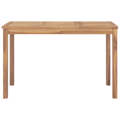 Stapleton Rectangular Teak Outdoor Dining Table , 120cm cm W 70cm cm D