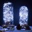 Paquet de 5 guirlandes lumineuses à piles, 20 guirlandes de lumières à DEL avec minuterie, lumières de guirlande imperméables allumées pour les décorations de Noël, 6 heures de marche / 18 heures de repos-1261285135