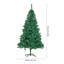 6.89' H Artificial Pine Christmas Tree