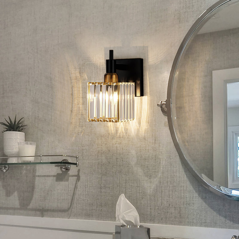 Armed Sconce, Gold/Black