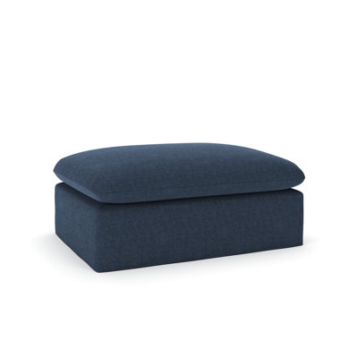 Luna Slipcovered Ottoman And A Half by Birch Lane