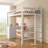 Kaynath Twin Loft Bed With Built-In-Desk & Cabinet