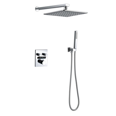 Thermostatic Complete Shower System with Rough in-Valve