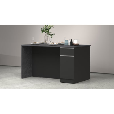 Caymitte Wood Kitchen Island