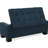 Modern Blue With Waffle Pattern And Extra Storage Space Comfortable Surface Area-1379338694