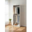 Garde-robe en bois blanc 32 po avec deux tringles Prosper