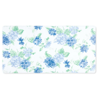 Tapis de cuisine réversible à motif floral marguerite Martha Stewart