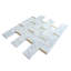 Natural 3" x 3" Natural Stone Brick Joint Mosaic Wall Tile-1347661723