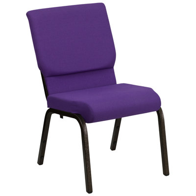 Chaise d'église empilable en tissu 18,5 po Rayleigh