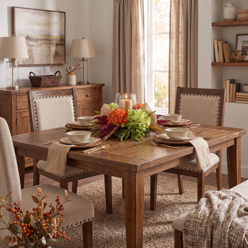 Harvest Hydrangea Fall Centerpiece with Candleholder