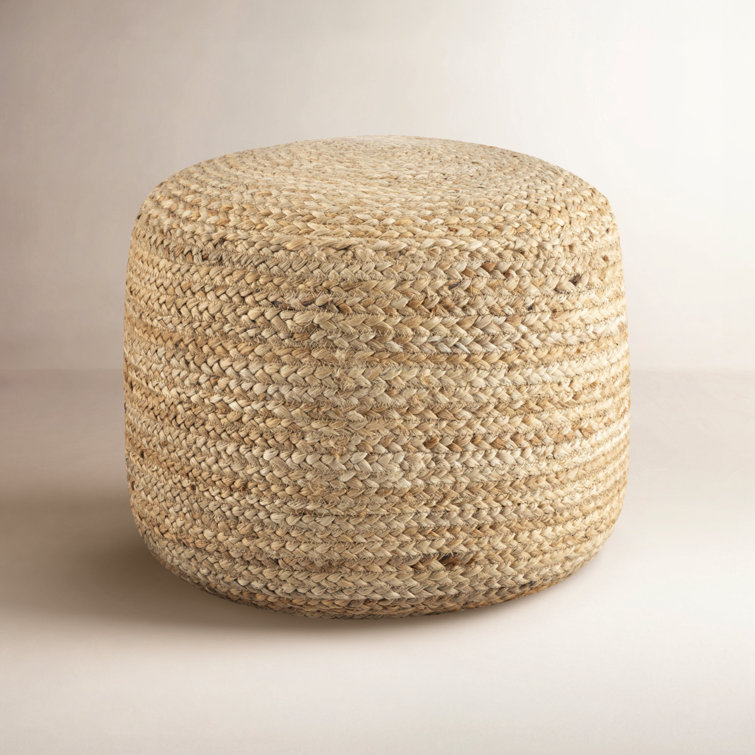 Bergholt Round Pouf Ottoman