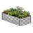 Seiter 6X3x1.5ft  Metal Outdoor Raised Garden Bed with gloves,Green-191018813-192055465