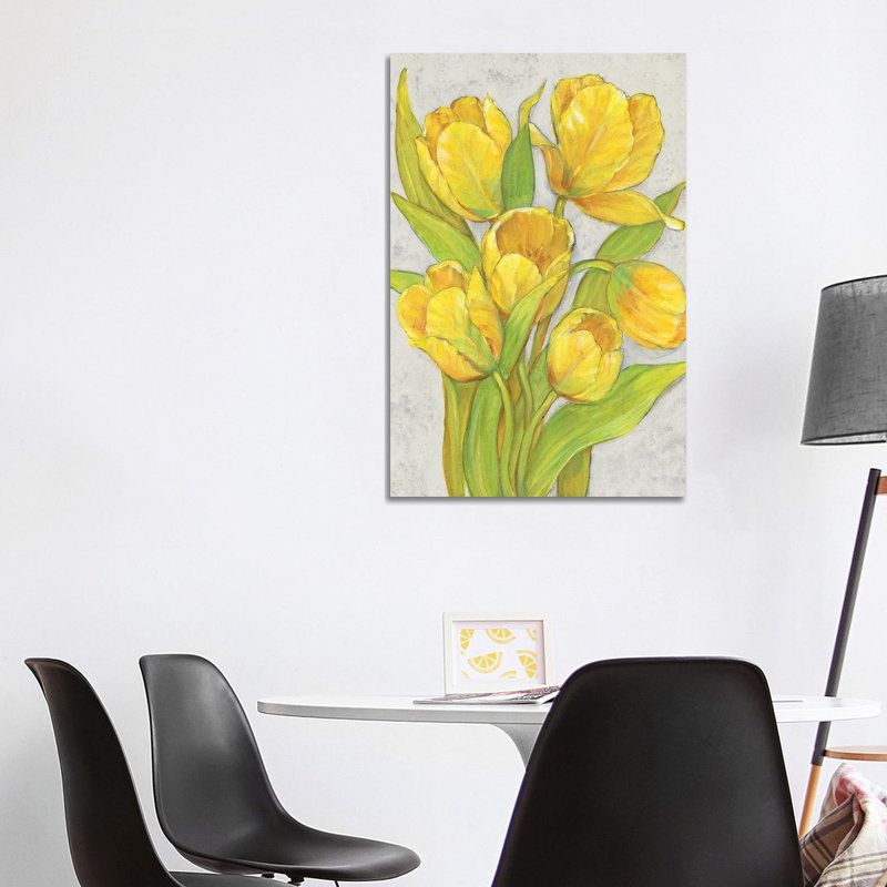 Yellow Tulips II by Tim O'Toole - Wrapped Canvas Gallery-Wrapped Canvas Giclée, 101.6 cm H x 66.04 cm W