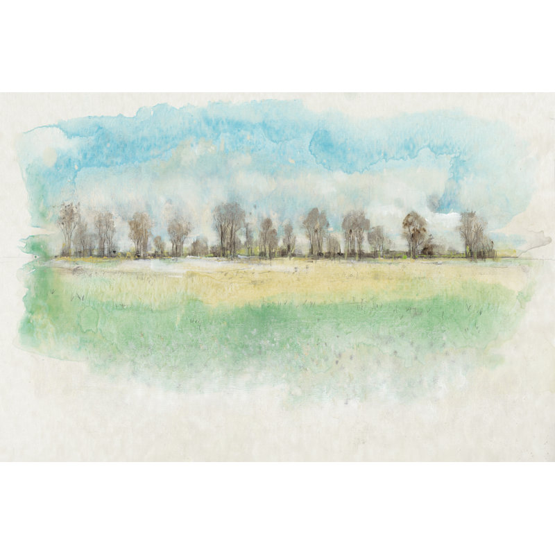 Treeline Impressions II by Timothy O' Toole - Wrapped Canvas Painting, 24" H x 36" W x 1.25" D