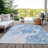 Washable Abstract Indoor / Outdoor Rug-109568282