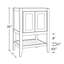 Base de meuble-lavabo simple 24 po Galveston-189361934