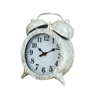 Horloge de table en métal