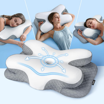 Cooling Pillow Brightr MoonHug Adjustable Memory Foam Pillow