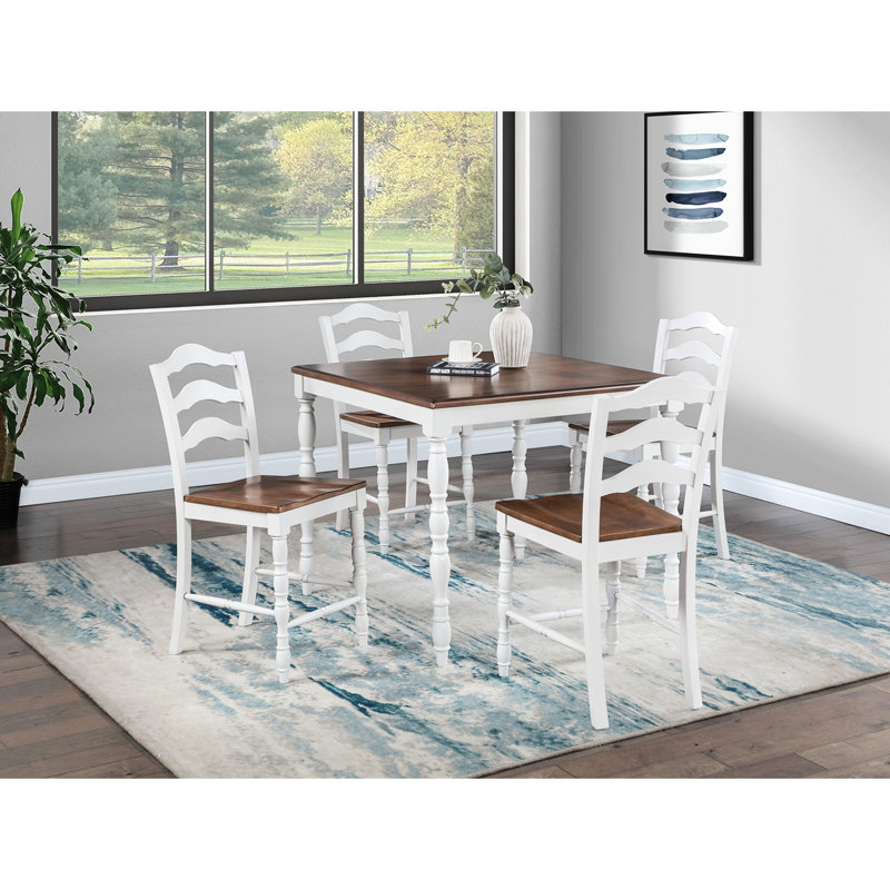 Solid Wood Top Dining Set