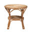 Table basse en rotin à 4 pieds avec rangement Caridwen